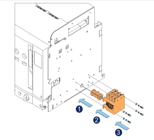 Индикация положения выключателя в корзине YON AD Индикация положения выключателя в корзине YON AD