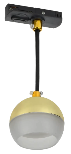 Светильник 4119 декор. трековый подвесной GX53 золото IEK