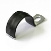Скоба металлическая однолапковая с полимерным покрытием СМО-П d25-26 мм (100 шт/уп) Промрукав