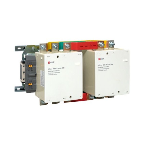 Контактор КТЭ реверсивный 500А 380В 2NO EKF PROxima Контактор КТЭ реверсивный 500А 380В 2NO EKF PROxima