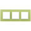 14-5103-26 Эл/ус ЭРА Рамка на 3 поста, стекло, Эра Elegance, лайм+бел