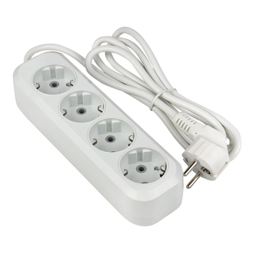 Удлинитель "Эксперт" 4 гнезда 2 метра 13А/3,0кВт с заземлением ПВС 3х1 EKF PROxima