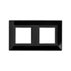 Рамка из металла, "Avanti", черная, 4 модуля