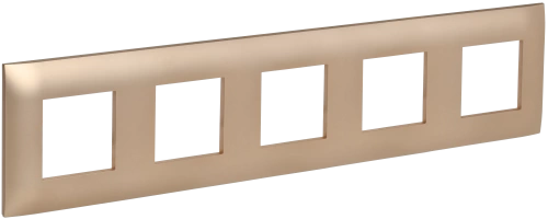 SKANDY Рамка 5-мест. SK-F05Sa песоч. IEK