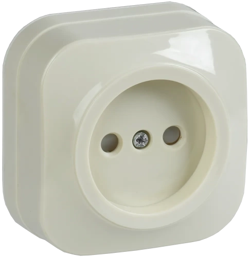 РСш20-2-ХК Розет. 1-ая без з/к с з/ш о/у 10А GLORY крем. IEK РСш20-2-ХК Розет. 1-ая без з/к с з/ш о/у 10А GLORY крем. IEK