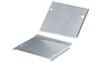 Крышка на угол вертикальный внутренний 45 градусов 80х150, 1,5 мм, цинк-ламель, в комплекте с крепежными элементами необходимыми для монтажа