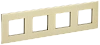 SKANDY Рамка 4-мест. SK-F34Sh металл шамп. IEK