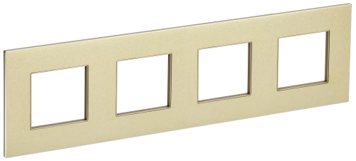 SKANDY Рамка 4-мест. SK-F34Sh металл шамп. IEK