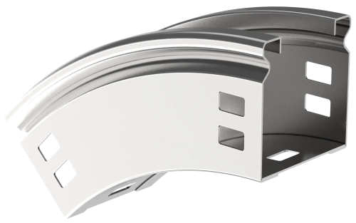 Поворот плавн. 45град тип В20 ESCA 50х50мм IEK