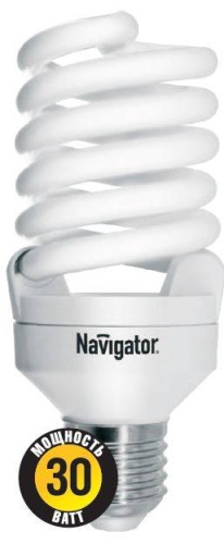 Лампа энергосберегающая спираль Navigator 94 360 NCLP-SF-30-860-E27