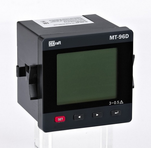 Мультиметр цифровой 72х72мм трехфазный, вход 600В 1А, RS485, LED-дисплей МТ-72D