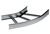 Угол горизонтальный 45º 80x500 R600, цинк-ламельный (упак. 1 шт)