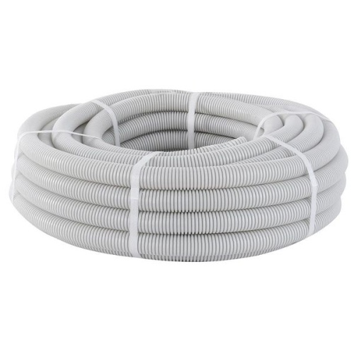 Труба гофр. ПВХ с протяжкой d20 мм (10 м) серая EKF-Plast Труба гофр. ПВХ с протяжкой d20 мм (10 м) серая EKF-Plast