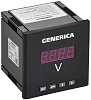 Вольтметр цифр. щит. 1-ф. DO RS-485 96х96 LED GENERICA