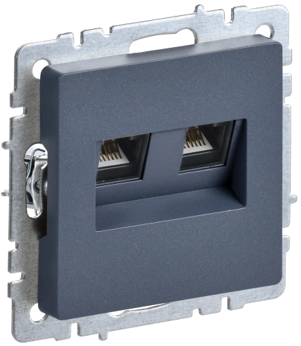 BRITE Роз. комп. 2-ая RJ45 кат.6 РК11-2-БрМ мар. IEK BRITE Роз. комп. 2-ая RJ45 кат.6 РК11-2-БрМ мар. IEK