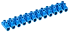Зажим винтовой ЗВИ-10 н/г 2,5-6мм2 12пар синие IEK