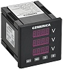 Вольтметр цифр. щит. 3-ф. DO RS-485 72х72 LED GENERICA