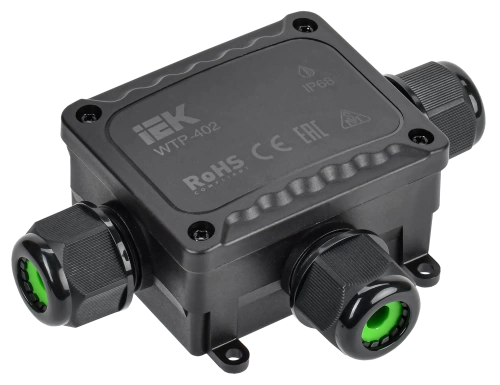 Коробка распред. герметичная WTP-402 3 ввода IP68 IEK