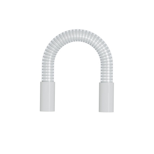Гибкий переход для трубы диам. 25мм, длина 30см, цвет белый Экопласт