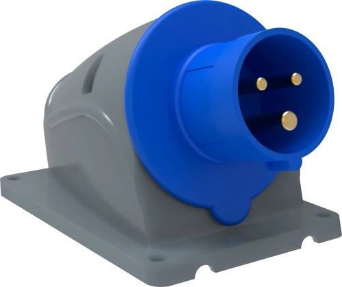 Вилка стационарная ССИ-513 16А-6ч/200-250В 2Р+РЕ IP44 MAGNUM ИЭК