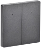 iTEQ SMART-выключатель 2-кл. 16А с нейтр. WIFI+BLE сер. ONI