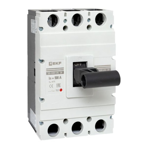 Выключатель автоматический ВА-99М 630/500А 3P 50кА EKF Выключатель автоматический ВА-99М 630/500А 3P 50кА EKF