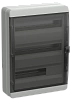 TEKFOR Корпус пласт. КМПн-54 IP65 черн. прозр. дверь IEK
