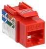 ITK Модуль Keystone Jack кат.5E UTP 110 IDC 90град красный