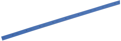 Термоусадочная трубка ТТУ 10/5 синяя 1 м   (кр.50 м)  IEK