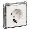 W59 РОЗЕТКА с заземлением со шторками, 16А, механизм, БЕЛЫЙ