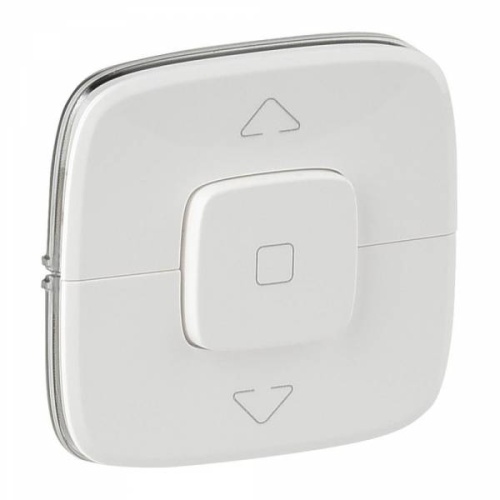 Valena ALLURE.Лицевая панель для выключателя жалюзи и рольставней.Белая