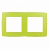 12-5002-26 Эл/ус ЭРА Рамка на 2 поста, Эра12, лайм