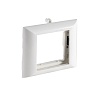 PM-45 Суппорт для розетки 45x45мм, (2 модуля 45х22,5мм) INSTA Экопласт