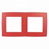 12-5002-23 Эл/ус ЭРА Рамка на 2 поста, Эра12, красный