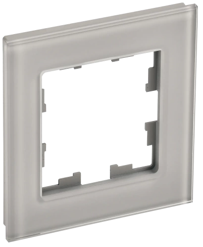 BRITE Рамка 1-мест. РУ-1-2-БрД стекло дым. IEK BRITE Рамка 1-мест. РУ-1-2-БрД стекло дым. IEK