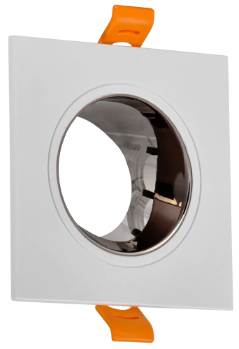 Светильник 4107 встр. поворотн. GU10 белый/шокол. пласт. IEK