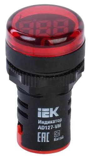 Индикатор значения напряжения AD127-VM IEK