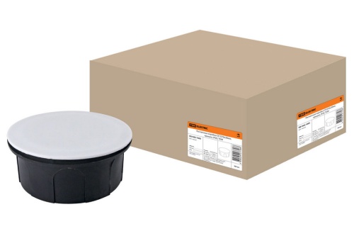 Распаячная коробка СП D70х30мм, крышка, IP20, TDM Распаячная коробка СП D70х30мм, крышка, IP20, TDM