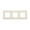 Рамка 3-постовая (бежевый) LK45