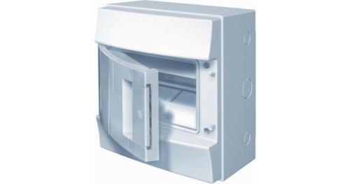 Бокс настенный Mistral41 12М непрозрачная дверь (без клемм)