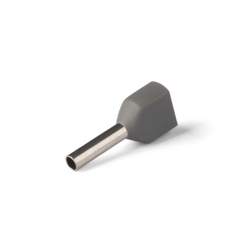 НШВИ(2) сечение 0,75 мм², длина 8 мм, серые (100 шт/уп) Промрукав