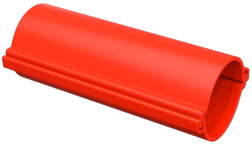 Труба гладкая разборная d=110мм красная (3м) IEK