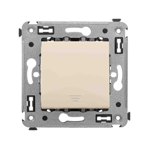 Кнопка одноклавишная в стену, "Avanti", "Ванильная дымка" Кнопка одноклавишная в стену, "Avanti", "Ванильная дымка"