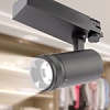 Трековый светильник трёхфазный ЭРА  STR-30-99-40K-B30 регулируемый луч 4000K черный