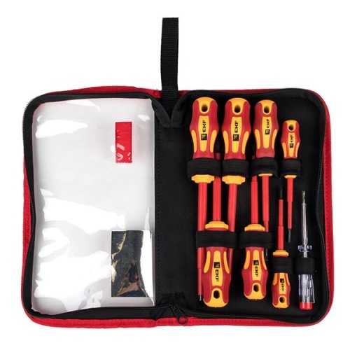 Набор диэлектрических отверток НИО-08 EKF Master Набор диэлектрических отверток НИО-08 EKF Master