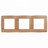 12-5003-09 Эл/ус ЭРА Рамка на 3 поста, Эра12, дуб