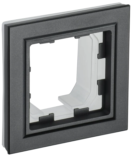 BRITE Рамка 1-мест. IP44 РУ-1-БрЧ-44 черн. IEK