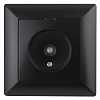4-301-05  Intro Розетка TV одиночная, СУ, Solo, антрацит