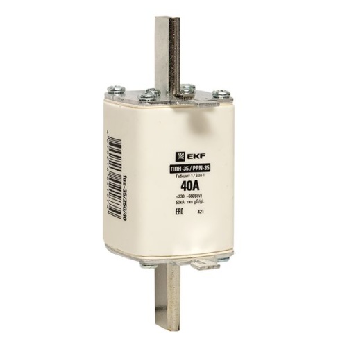 Плавкая вставка ППН-35 250/ 40А габарит 1 EKF