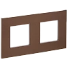 SKANDY Рамка 2-мест. SK-F32Br металл шоколад IEK